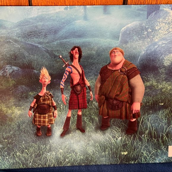 Disney Brave Princess 4 Bright Full Color Lithograph Prints Posters - NEW - Picture 2 of 6